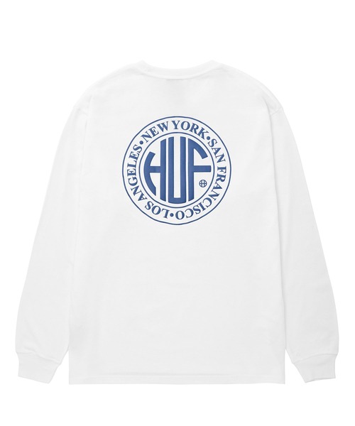 「HUF」 長袖Tシャツ LARGE ホワイト メンズ_画像2