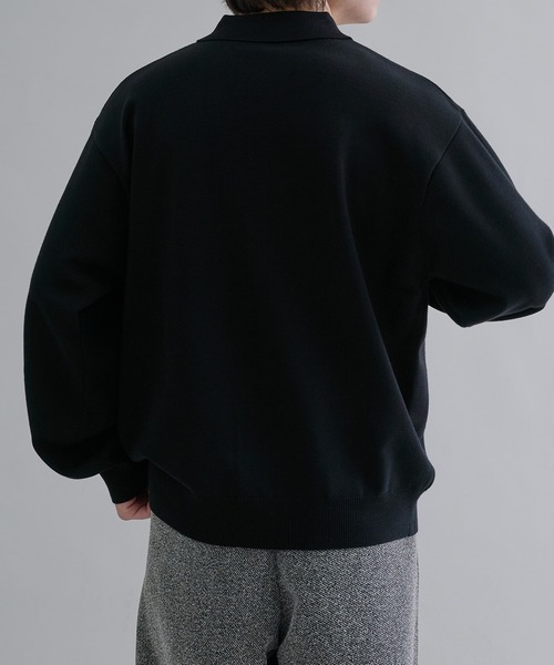「epnok」 ニットカーディガン LARGE ライトグレー メンズ_画像8