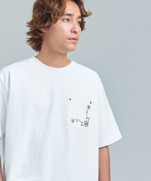 JACKROSE（ジャックローズ） tシャツ JE STUDS POCKET TEE メンズ