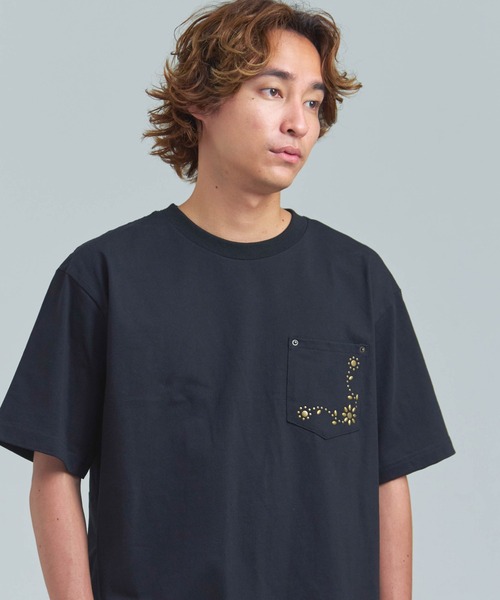 JACKROSE（ジャックローズ） tシャツ JE STUDS POCKET TEE メンズ