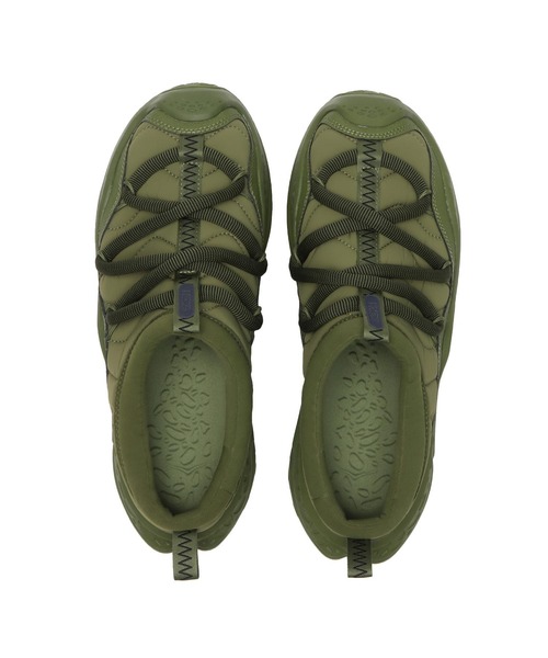 「HOKA」 ローカットスニーカー 27.5cm カーキ メンズ_画像6