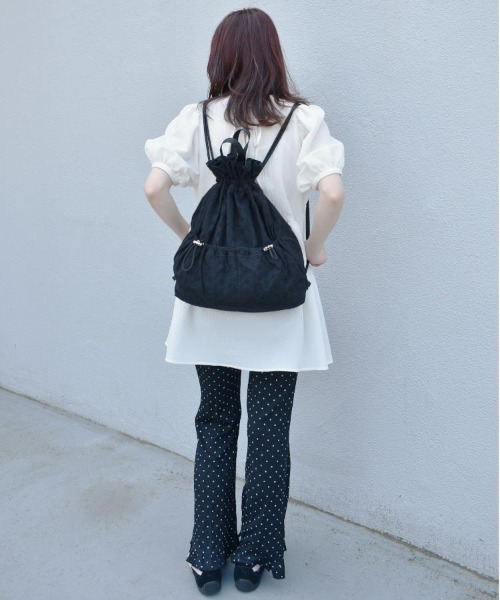 Bleu Bleuet（ブルーブルーエ） デイバック リュック レースナップ