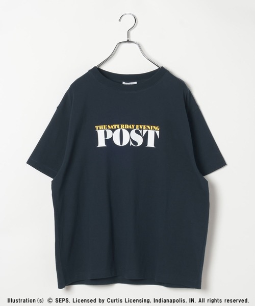 LEPSIM（レプシィム） tシャツ 半袖 「The Saturday Evening Post