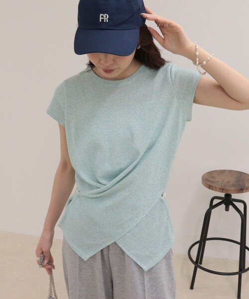 fredy emue（フレディエミュ） tシャツ 半袖 ニットソーカシュクール 