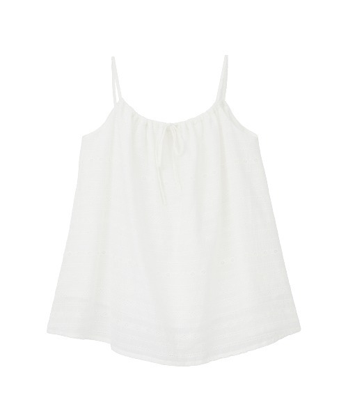 MANOF（マノフ） キャミソール EMBROIDERY LACE CAMI TOPS : ZOZOTOWN 