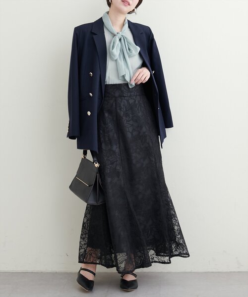 「natural couture」 スカート FREE サックスブルー レディース_画像3
