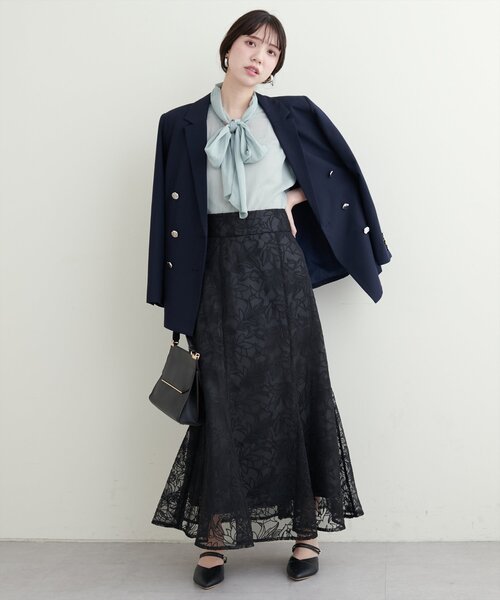 「natural couture」 スカート FREE サックスブルー レディース_画像4