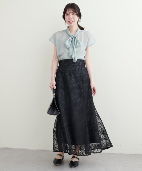 「natural couture」 スカート FREE サックスブルー レディース_画像7