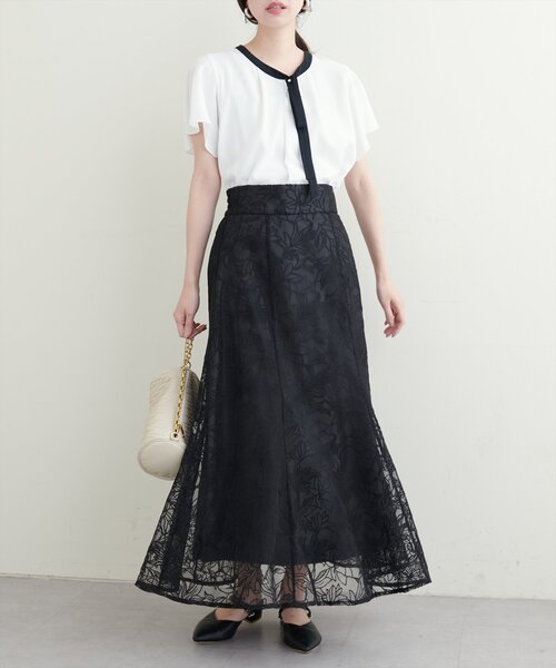「natural couture」 スカート FREE サックスブルー レディース_画像9