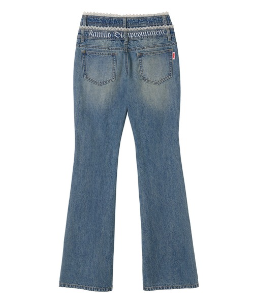 「SCULPTOR」 ブーツカットデニムパンツ MEDIUM ブルー レディース_画像2