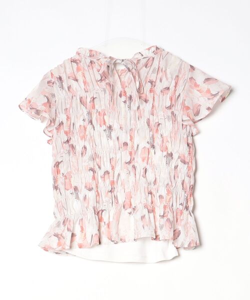 「PROPORTION BODY DRESSING」 半袖ブラウス MEDIUM ブラウン レディース_画像2