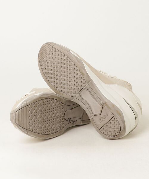 「+diana」 ローカットスニーカー 23.5cm ベージュ レディース_画像3