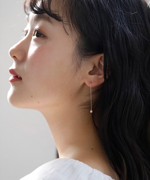 BLOOM（アクセサリー） ピアス 6月誕生石 K10 イエローゴールド