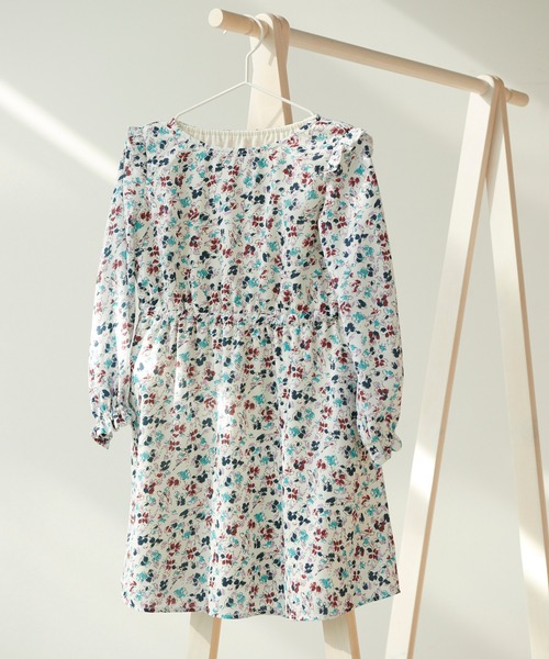 ワンピース Rope Picnic Kids フラワープリント肩フリルワンピース Zozotown Paypayモール店 通販 Paypayモール