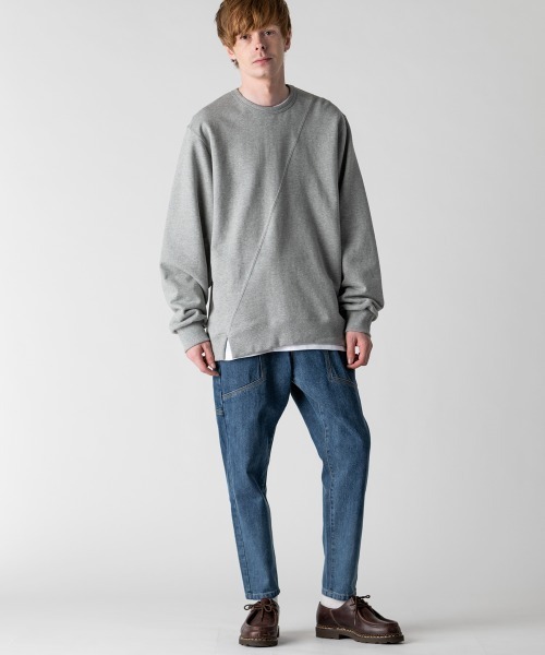 rehacer ビンテージリペアデニム Big Pocket Wide Tapered Denim | rehacer
