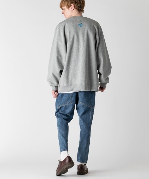 ☆ rehacer レアセル スラントポケット ワイドテーパード デニム S rehacer（レアセル）の「rehacer : Slant Pocket Wide Tapered