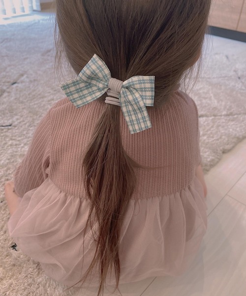 CERCA ヘアゴム lulunoix/チェックリボンヘアゴム : ZOZOTOWN Yahoo!店