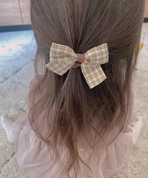 CERCA ヘアゴム lulunoix/チェックリボンヘアゴム : ZOZOTOWN Yahoo!店