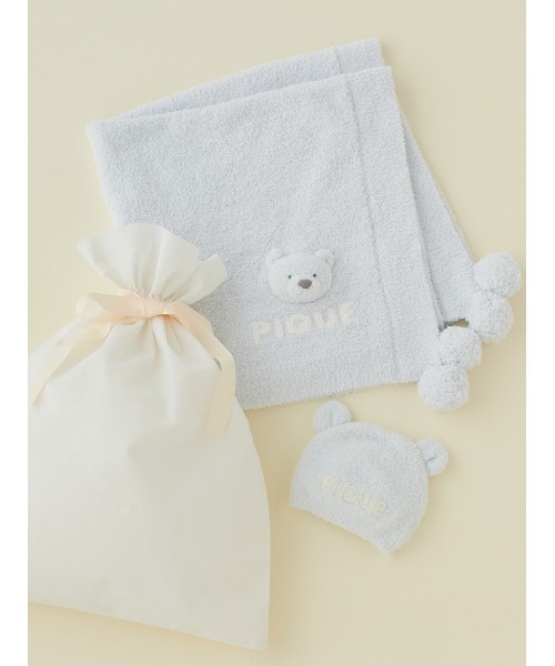 gelato pique 出産祝い 「ラッピング済み」「BABY」パウダーベア