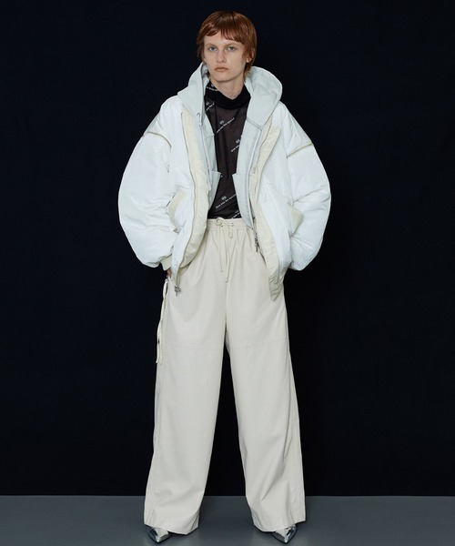 MAISON SPECIAL パンツ Vegan Leather Easy Pants/ヴィーガン
