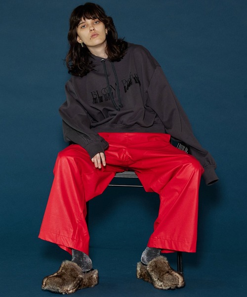 MAISON SPECIAL（メゾンスペシャル） パンツ Vegan Leather Easy Pants