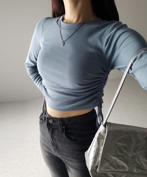 me+em select tシャツ 「 7color ／ 3size 」サイド