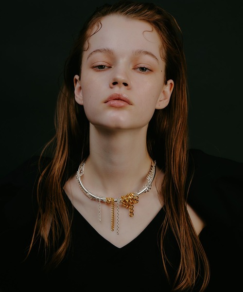 チョーカー 「金属アレルギー対応」Vine chain choker/チェーン
