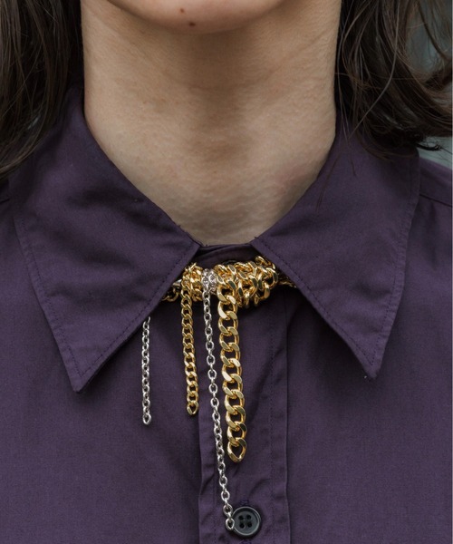 チョーカー 「金属アレルギー対応」Vine chain choker/チェーン 