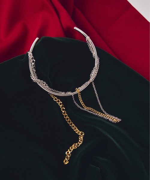 チョーカー 「金属アレルギー対応」Vine chain choker/チェーン