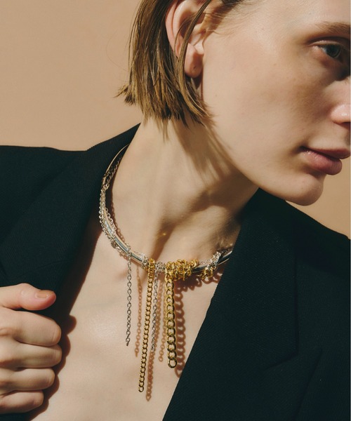チョーカー 「金属アレルギー対応」Vine chain choker/チェーン 