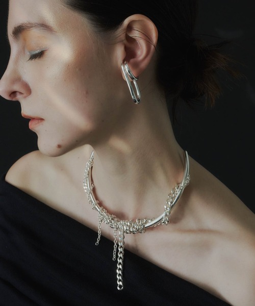 チョーカー 「金属アレルギー対応」Vine chain choker/チェーン