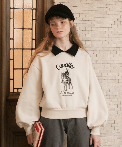 BONLECILL（ボンルシール） トレーナー スウェット 裏起毛ホースマン