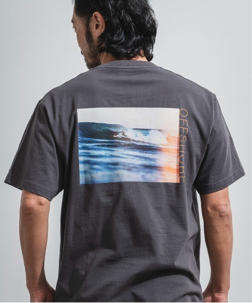 Plage - アウターサンセット OUTERSUNSET  フォトtシャツ　【LIFE別注】 Plage - アウターサンセット OUTERSUNSET フォトtシャツ 【LIFE