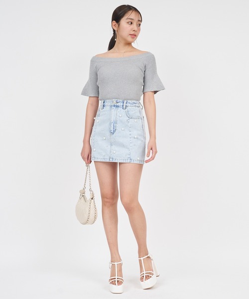 ROYAL PARTY（ロイヤルパーティー） デニムスカート デザイン