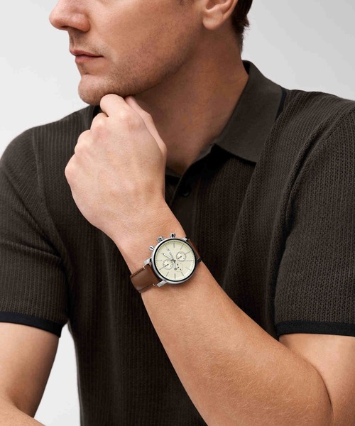FOSSIL 腕時計 フォッシル メンズ アナログ レザー BQ2850