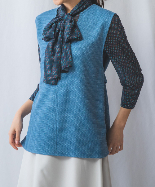 NARACAMICIE（ナラカミーチェ） ベスト ジレ 「NARACAMICIE」ツイード