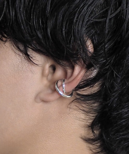 SBG by 7JEWELRY イヤーカフ SBG クロスラインイヤーカフ/フリーサイズ