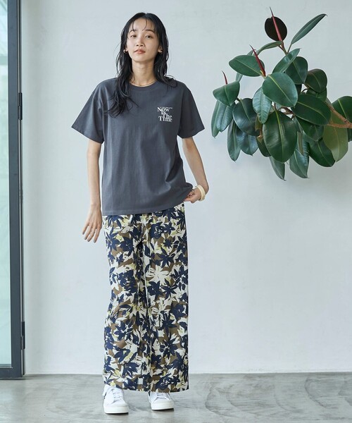 coen tシャツ ヴィンテージライクアニマルロゴプリントTシャツ