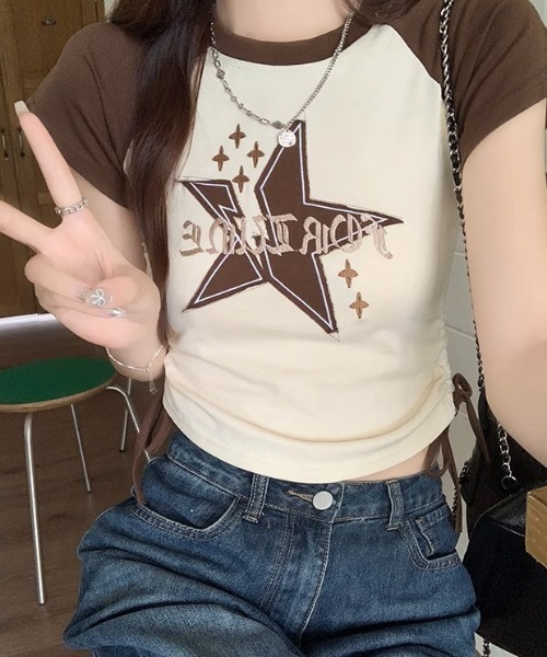 KOM tシャツ A'GEM/9 × .kom 「.KOM/ドットケーオーエム」スター