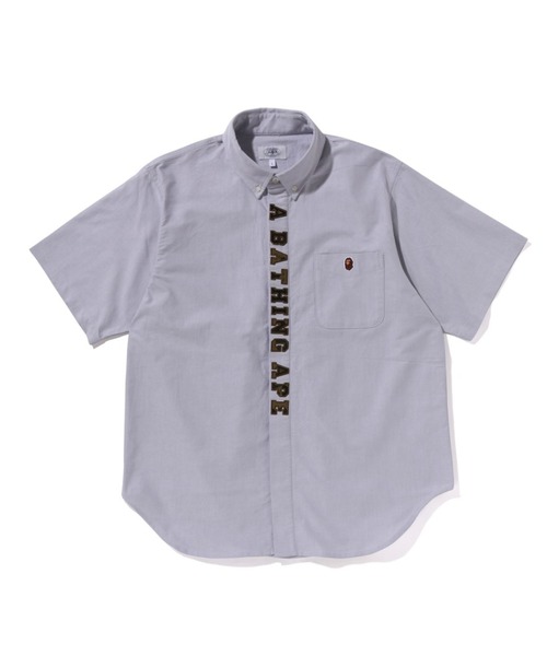 A BATHING APE☆ロゴ AAPE NOW CAMO OXFORD シャツ A Bathing Ape Bape First Camo Overprint Oxford Button Down