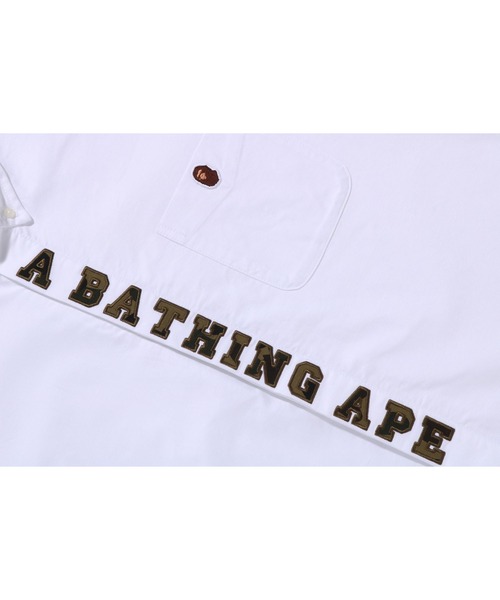 A BATHING APE☆ロゴ AAPE NOW CAMO OXFORD シャツ A Bathing Ape Bape First Camo Overprint Oxford Button Down