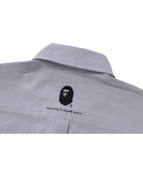 A BATHING APE シャツ 1ST CAMO APPLIQUE OXFORD BD SHIRT