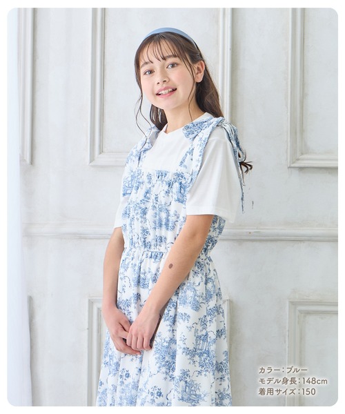 【2点セット】箱付き Dior リボン Tシャツ 女の子 キッズ サイズ8、10 210.jpg