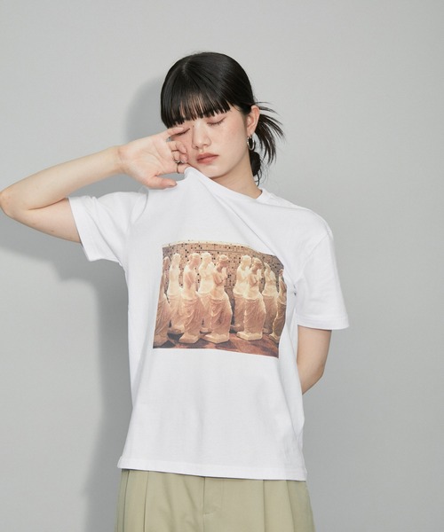 ADAM ET ROPE' tシャツ 「ZOZO限定・多サイズ」旅するフォトT