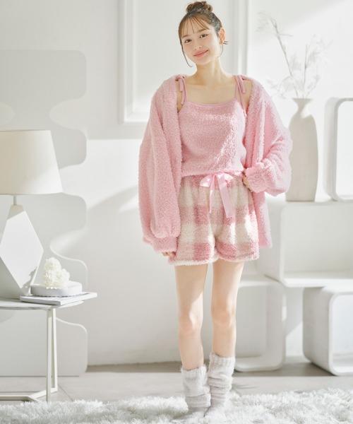 本日限定価格♡モコモコ3点セット♡ パジャマ ルームウェア 「3点セット・もこもこ温活」モール