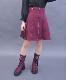 美品！シェル式 ダウンスカート ファスナー付き axes femme POETIQUE スカート ファスナーデザインサス付