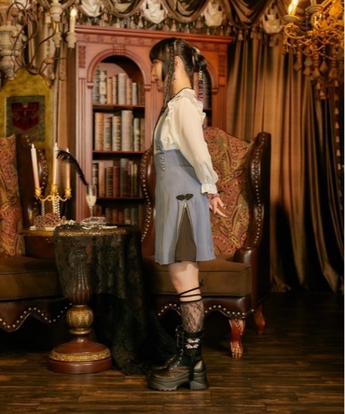 Amavel サス付きスカート・axes femme POETIQUE ブラウス axes femme POETIQUE スカート 「サブカル」サス付ティアード