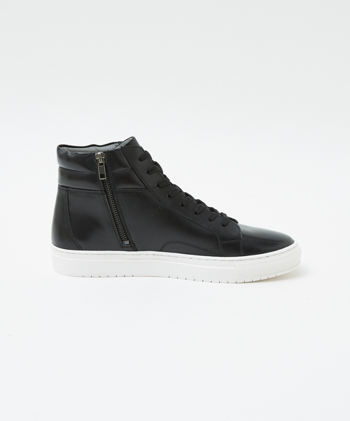 靴 archive alfredobannister highcut sneaker alfredoBANNISTER スニーカー サイドジップ ハイカット レザー