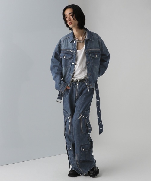 HARE（ハレ） デニムジャケット gジャン 「UNDERGROUND MODE SET UP