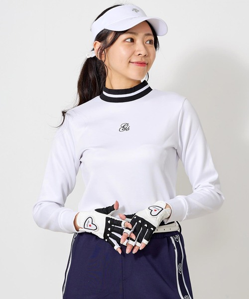 【美品】デサントゴルフ　レディース　モックネック　M LUXE】神白モックネックシャツ(ブラカップ付) | デサントゴルフ公式